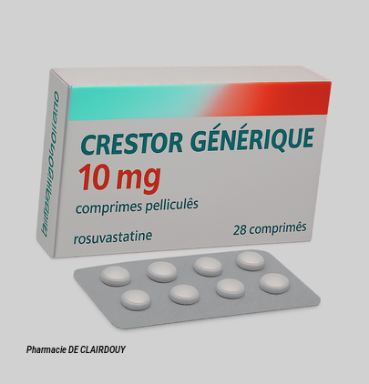 Crestor générique Rosuvastatine